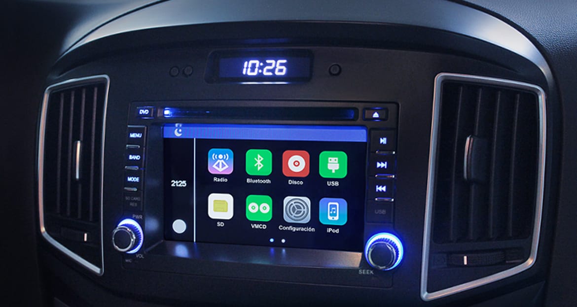 Radio Touch Apple CarPlay® y Android Auto®
