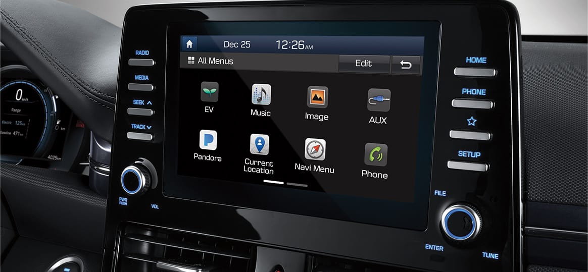 Pantalla Touch 8” compatible con Apple Carplay  y Android Auto